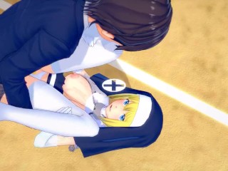 【エロゲコイカツ！ ]火（火）シスターアイリス3DCG巨乳アニメ動画【変態ゲームコイカツ！ シスターアイリス（アニメ3DCGビデオ）