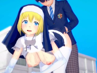 【エロゲコイカツ！ ]火（火）シスターアイリス3DCG巨乳アニメ動画【変態ゲームコイカツ！ シスターアイリス（アニメ3DCGビデオ）