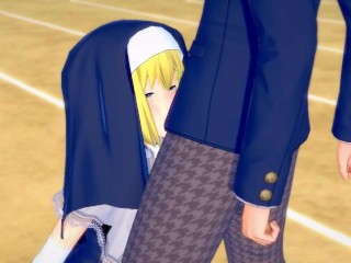 【エロゲコイカツ！ ]火（火）シスターアイリス3DCG巨乳アニメ動画【変態ゲームコイカツ！ シスターアイリス（アニメ3DCGビデオ）