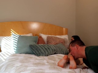 Brittany Shae Gives Footjob So Good That Gets Feet Jizzed On