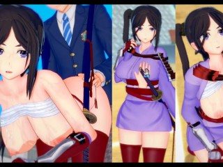 【エロゲーコイカツ！】ダンまち ヤマト・命(ミコト)3DCG巨乳アニメ動画[Hentai Game Koikatsu! Yamato Mikoto(Anime 3DCG Video)]