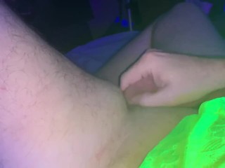 Little Explores Fun Feminine Side Ends up Peeing Everywhere UV Lighting Hot TomTamales