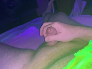 Stroking my soft cock after Long 3 hour Fuck Session Sexy Crossdressing Little ABDL Golden showers 