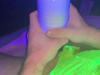 Stroking my soft cock after Long 3 hour Fuck Session Sexy Crossdressing Little ABDL Golden showers 