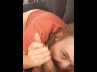 Just What I Needed: An Exquisite Hand and Tongue Job from my Button