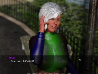 Fetish Locator Week 2 Part 20 (READ ALOUD w in game voices & sound) Nora uses strap-on to fuck Polly