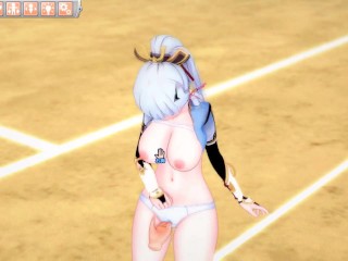 【エロゲーコイカツ！】原神 神里綾華3DCG巨乳アニメ動画[Hentai Game Koikatsu! Genshin Ayaka Kamisato(Anime 3DCG Video)]