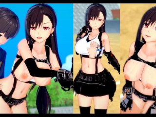 【エロゲーコイカツ！】Final Fantasy 7(FF7)ティファ3DCG巨乳アニメ動画[Hentai Game Koikatsu!Tifa Lockhart (Anime 3DCG Video)