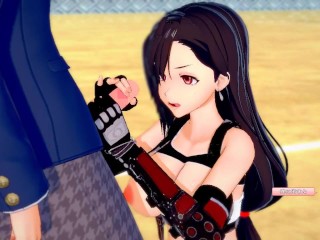 【エロゲーコイカツ！】Final Fantasy 7(FF7)ティファ3DCG巨乳アニメ動画[Hentai Game Koikatsu!Tifa Lockhart (Anime 3DCG Video)