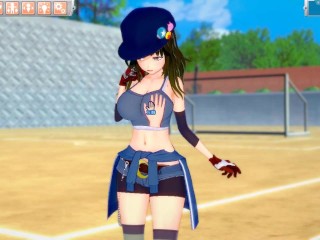 【エロゲーコイカツ！】Final Fantasy 7(FF7 Remake)キリエ・カナン 3DCG巨乳アニメ動画[Hentai Game Koikatsu!Kyrie Canaan (Anime3D