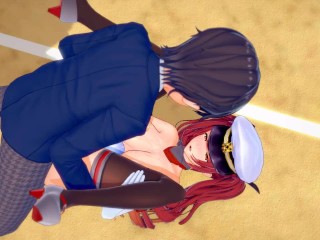 【エロゲーコイカツ！】アズールレーン ホノルル3DCG巨乳アニメ動画[Hentai Game Koikatsu! Azur Lane Honolulu (Anime 3DCG Video)]