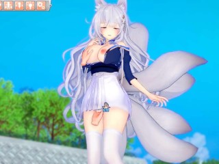 【エロゲーコイカツ！】アズールレーン 信濃3DCG巨乳アニメ動画[Hentai Game Koikatsu! Azur Lane Shinano (Anime 3DCG Video)]