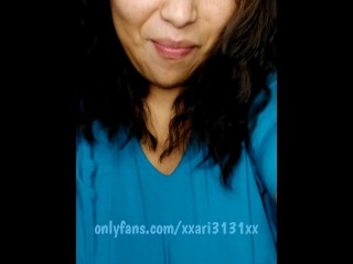 Ari getting ready for bed