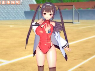 【エロゲーコイカツ！】アズールレーン 平海（ピンハイ）3DCG巨乳アニメ動画[Hentai Game Koikatsu! Azur Lane Ping Hai(Anime 3DCG Video)]