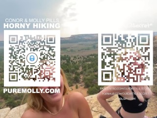 Hiking gets Naughty with Molly Pills and Haighlee Dallas - Horny Hiking - POV 4K