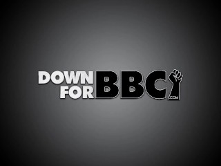 DOWN FOR BBC - Bobbi Starr big black man shows her ass rough sex