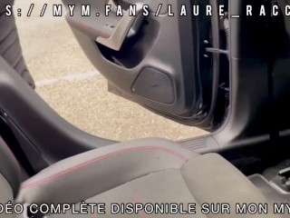Défi inconnu Uber - francaise vide les couilles du chauffeur Uber ! Enorme ejac !!!