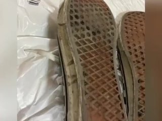 Japanese girl's dirty shoes! Masturbation / sneaker（VANS）