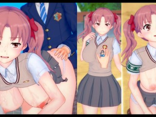 【エロゲーコイカツ！】とある魔術の禁書目録 白井黒子3DCG巨乳アニメ動画[Hentai Game Koikatsu! A Certain Magical Index Kuroko Shirai