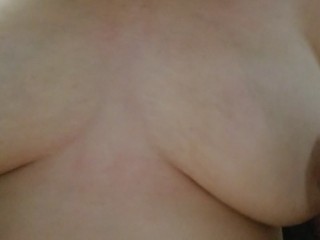 Big pencil eraser nips with floppy 32DD tits and big butterfly pussy lips. 46 year old cleaning lady