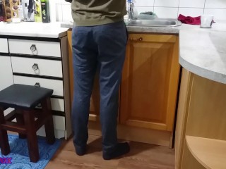 seduced sexy babe in stockings