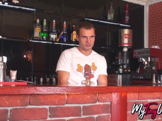 MyTinyWish - Nymph has anal sex with hot barman