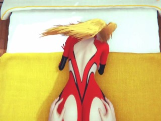 Evangelion: Asuka full pov doggystyle suit+nude