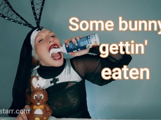 Easter Nunny Filthy Chocolate Bunny Mukbang