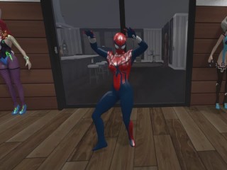 Spider Girl Dancing
