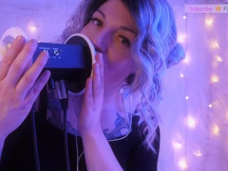 SFW ASMR - Girlfriend Eats Your Ears After A Long Day - PASTEL ROSIE Ear Licking Kinky GF Role Play
