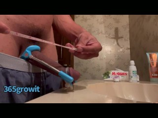 Penis Extender 12 Month Journey How I Gained 1 Inch Join OnlyFans @voyeur365movies