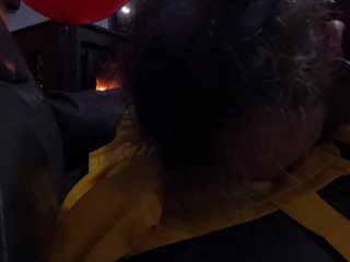 Pennywise the Pegging Clown! Georgie Boy gets Pegged and cums all over!