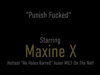 Asian Persuasion Maxine X Face Fucked After Masturbating!