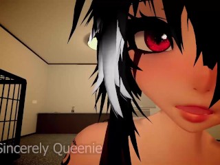 FUTANARI Personal Trainer Stretching till she moans (ANAL) VRChat (Patreon free video)