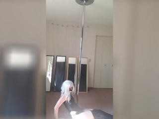 Female Kaneki Ken Tokyo Ghoul Cosplay Pole Dance Strip Session by SheyTheGay