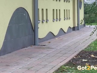 Babe In Boots Pees In Suburbs