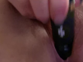 Wet pussy throbbing after orgasm 