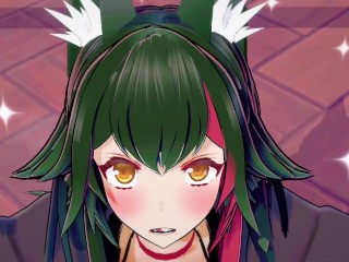 【ホロライブ 大神ミオ(私服)】大神ミオ(私服)がフェラチオで搾り取ってくれるだけ