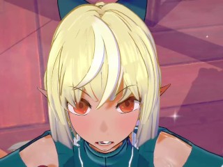 【ホロライブ 不知火フレア】不知火フレアがフェラチオで搾り取ってくれるだけ