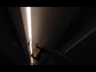 Peeping On GF Shower, Then Loud Hard Fuck on Tub. 