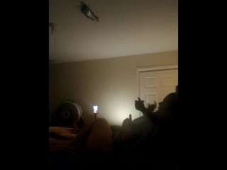 Roommates smoking, and Netflix turns into intense fucking part 1