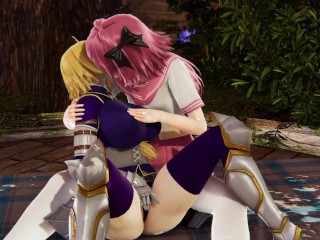 [FATE] Astolfo x Saber 3D HENTAI