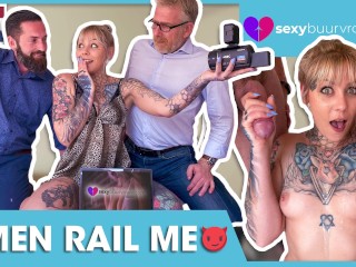 Dutch MMF with tattoo slut: NAYOMI SHARP (NETHERLANDS) - SEXYBUURVROUW