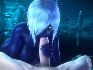 Dark elf Queen Nualia blowjob (noname55)