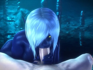 Dark elf Queen Nualia blowjob (noname55)