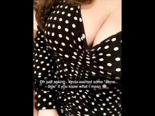 Sexting my step bro on Snapchat until he fucks me and cums in my pussy!