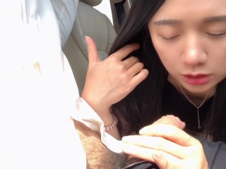 Swag女主播daisybaby超飢渴搭uber跟司機車震口爆fuck with uber driver in the car & Cum in mouth