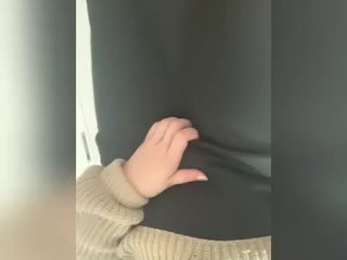 【二穴バイブで3点責め】オープンショーツにリモバイを仕込んでエレベーターへ【ド淫乱OLのナイトルーティーン】