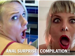 Milf Anal Surprise Compilation with Cumshots