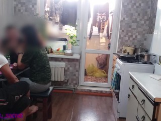 Husband showered and wife fucked by best friend, husband watches